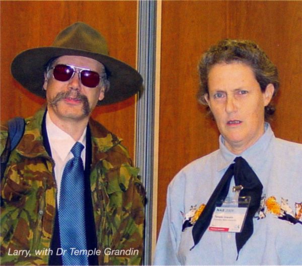 me and Temple Grandin at the NAS International conference 2005